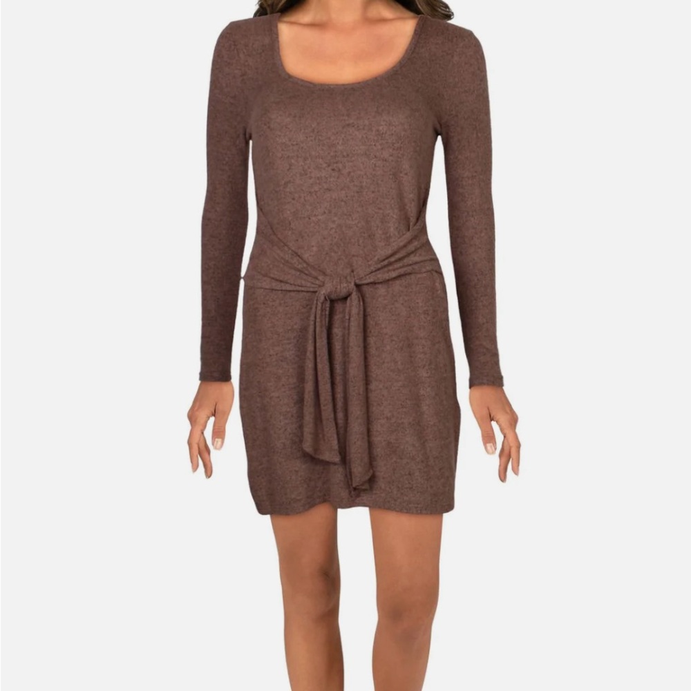 Z Supply wrap front heathered mini dress. Body con size small
